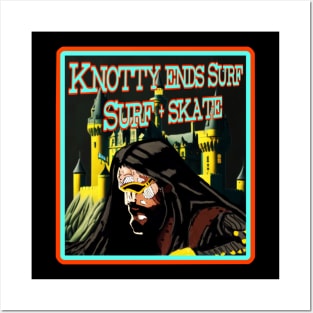 Knotty ends Surf surf and skate bloody hell Posters and Art